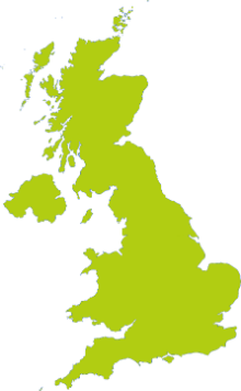 UK map coverage